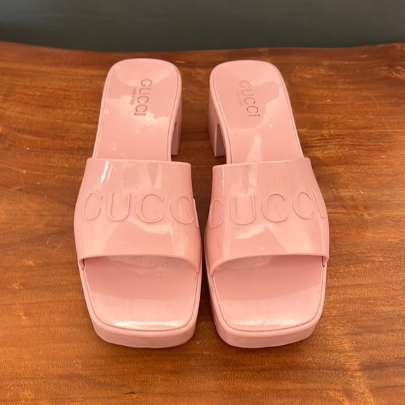 Gucci Shoes - Gucci Women's rubber slide sandal